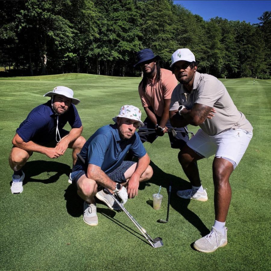 golf influencer Roger Steele and friends during the 100 hole hike