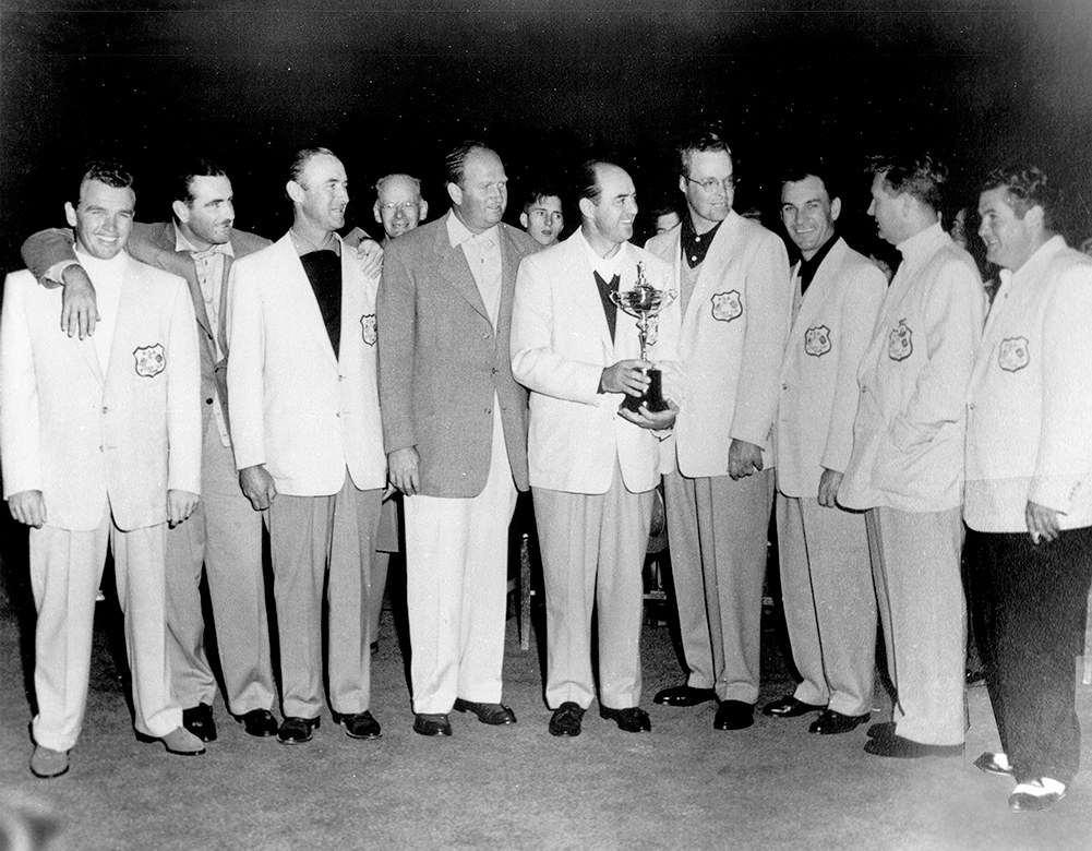 The 1951 Ryder Cup team.
